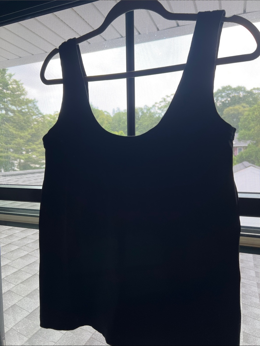 Classic Black Women's Scoop Neck Tank Top